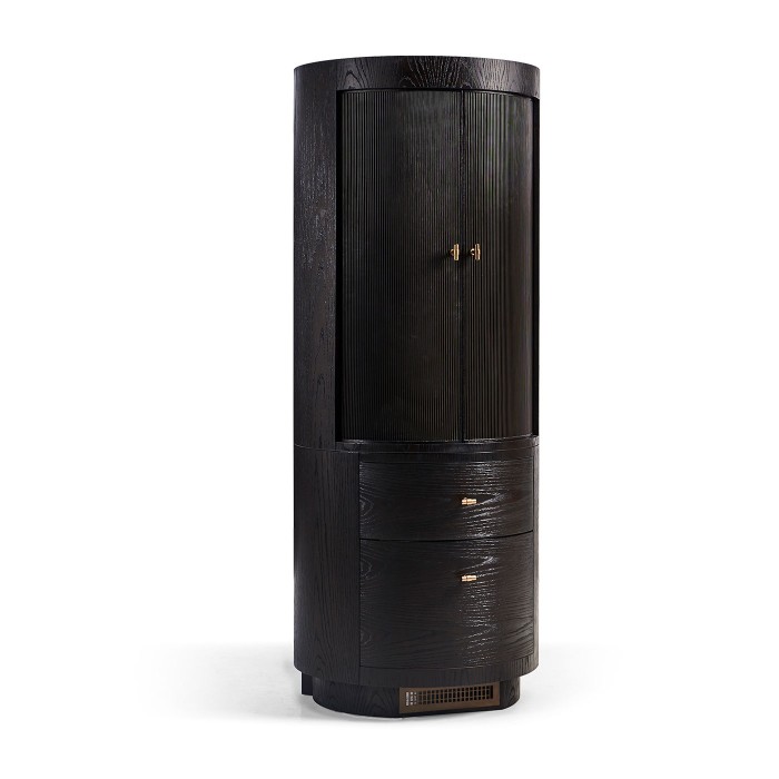 Curved Bar Cabinet @ King