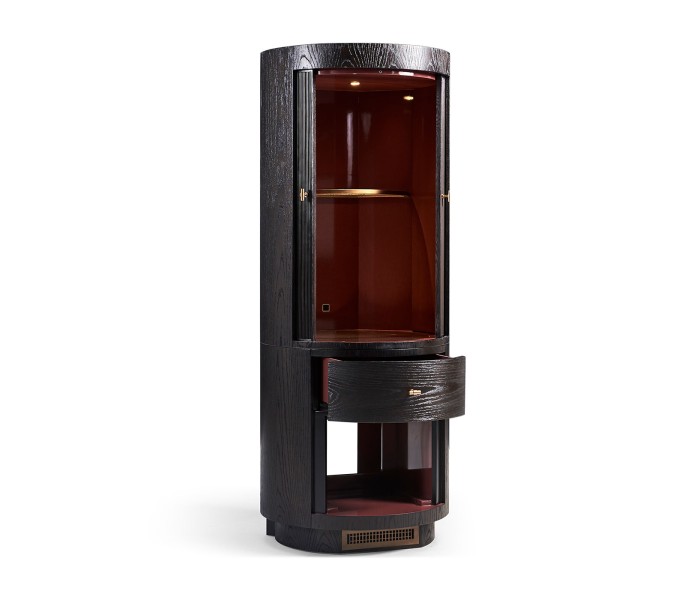 Curved Bar Cabinet @ King
