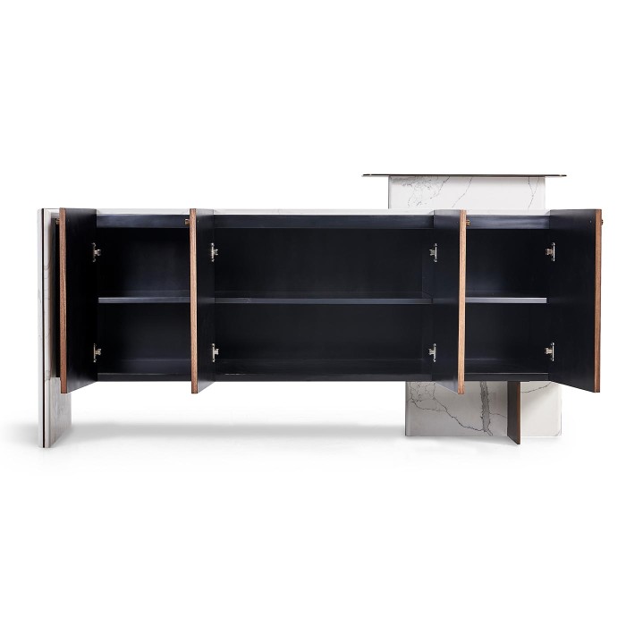 Ct-1.V. Station. 4-door buffet table
