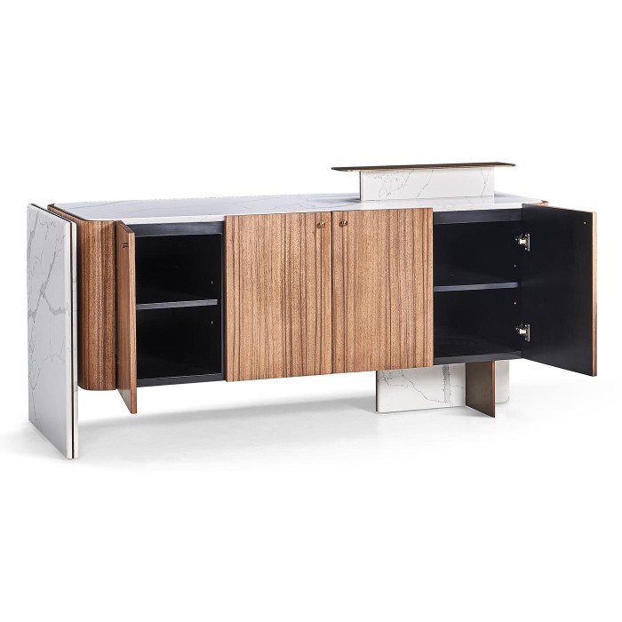 Ct-1.V. Station. 4-door buffet table