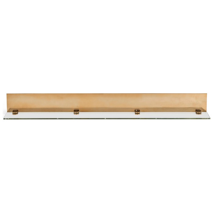 Straight Bathroom Shelf - 4'-10