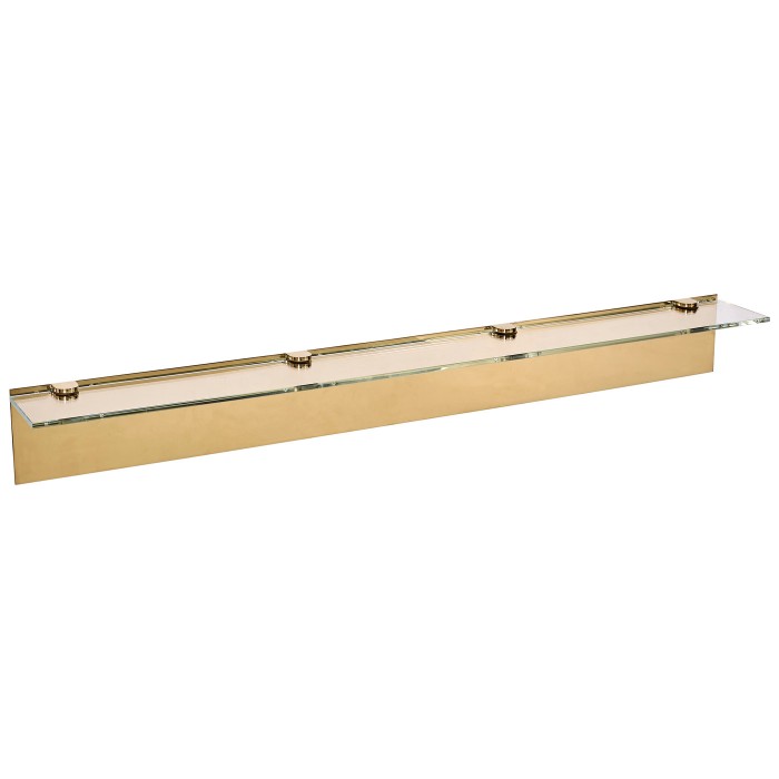 Straight Bathroom Shelf - 4'-7