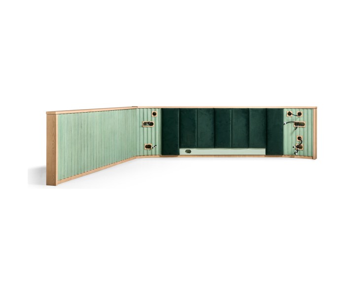 Cabecero Escritorio King size  - King Headboard Right with desk