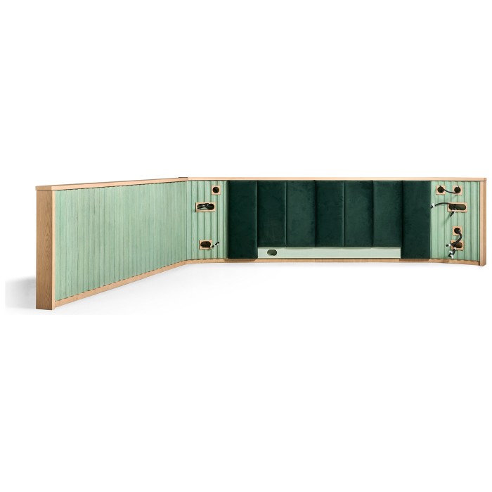 Cabecero Escritorio King size  - King Headboard Right with desk