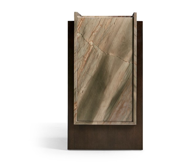 Small Stone top end table for Ice bucket