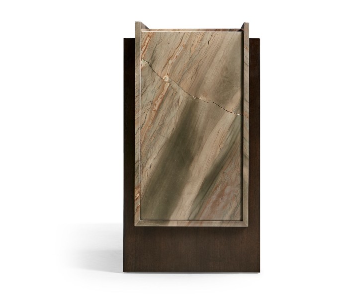 Small Stone top end table for Ice bucket