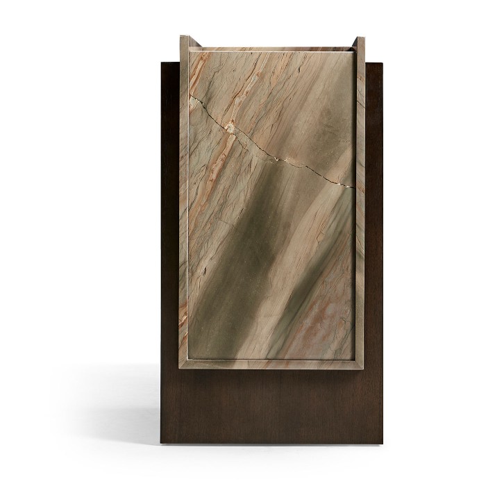 Small Stone top end table for Ice bucket