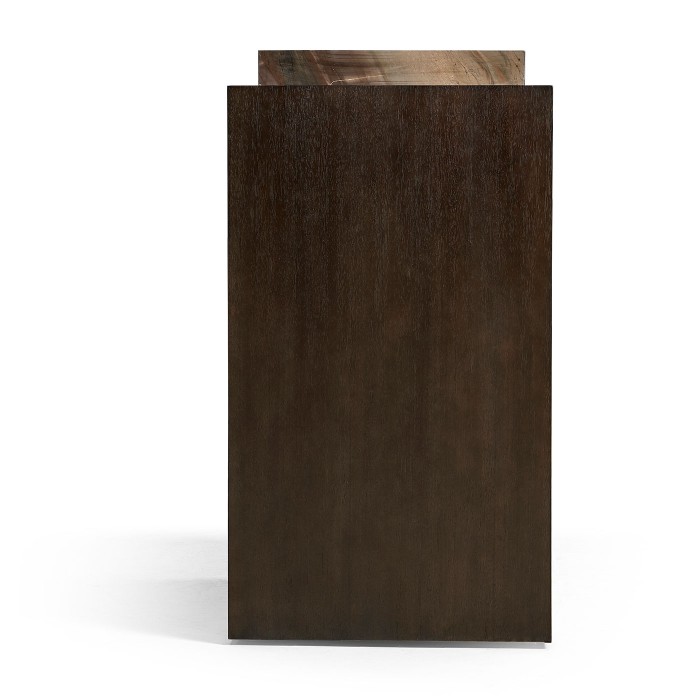Small Stone top end table for Ice bucket