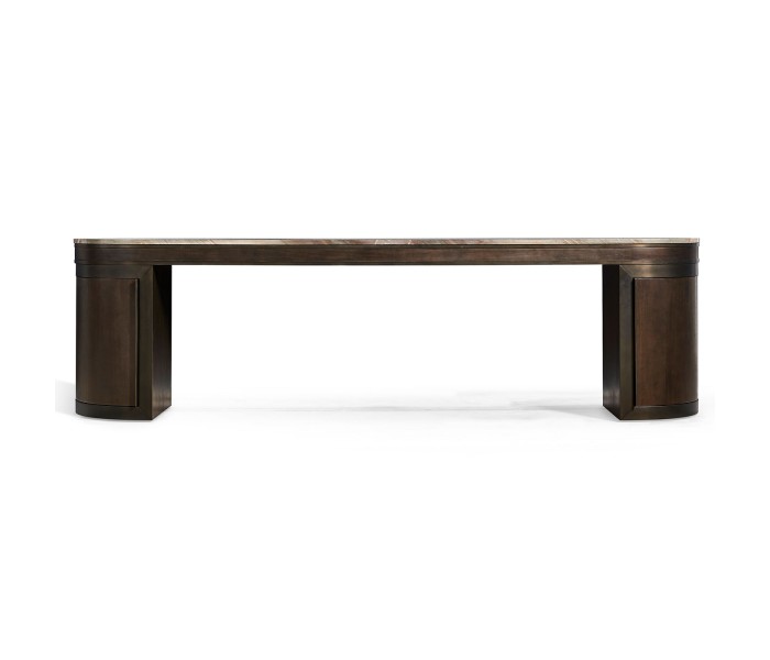 Credenza at Back of Sofa