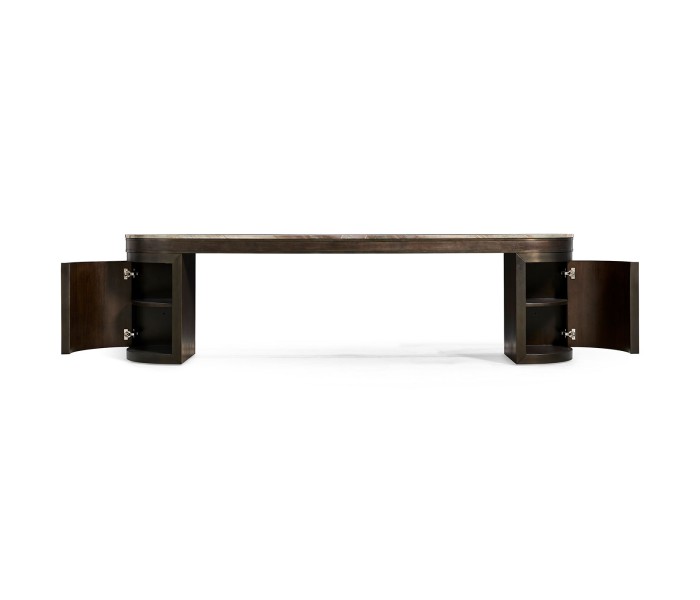 Credenza at Back of Sofa
