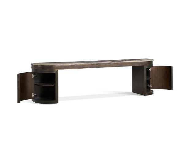 Credenza at Back of Sofa