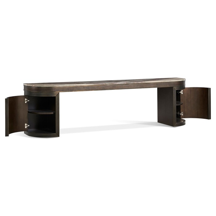 Credenza at Back of Sofa