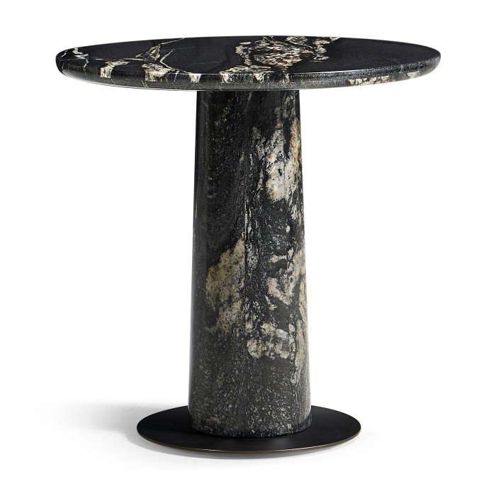 Cocktail Table at Top of Stairs
