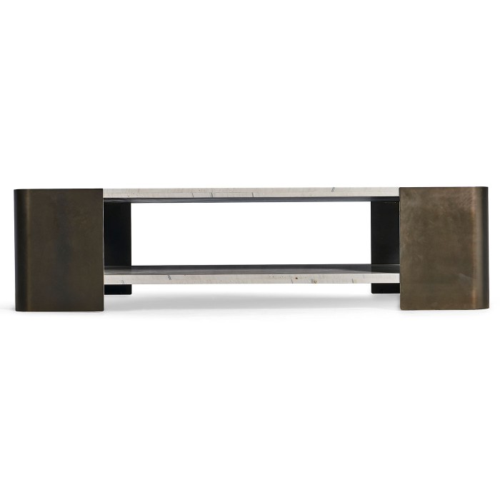 Oval cocktail table