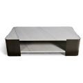 Oval cocktail table