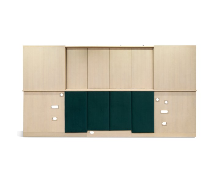 Panel divisorio con cabecero - Dividing panel with headboard (Right)