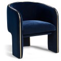 Armchair - Option 1- Blue Velvet new version