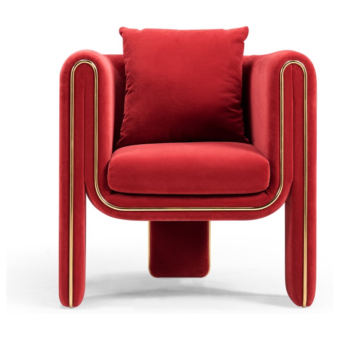 Armchair- Red Velvet
