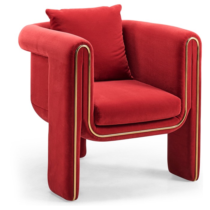 Armchair- Red Velvet