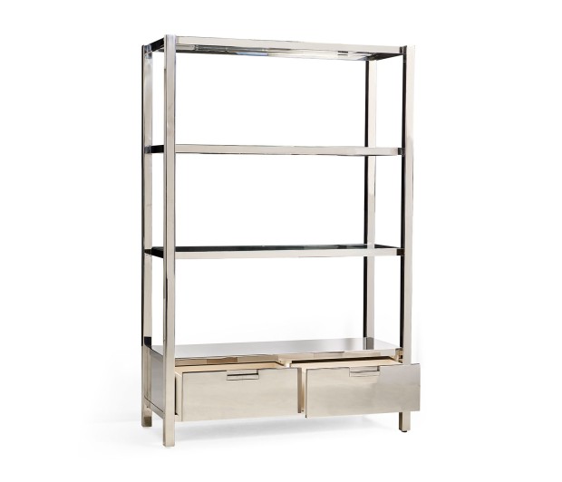 Linen Store Polished Stainless Shelf