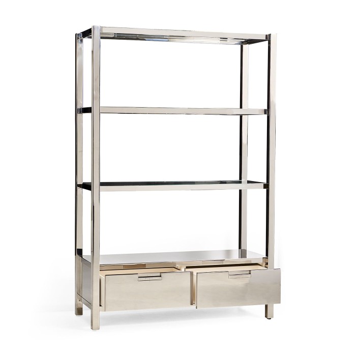 Linen Store Polished Stainless Shelf