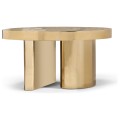 Back painted glass coffee table