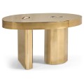 Back painted glass coffee table