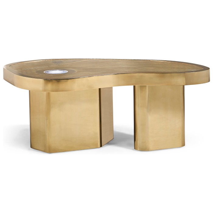 Engraved coffee table