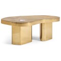 Engraved coffee table