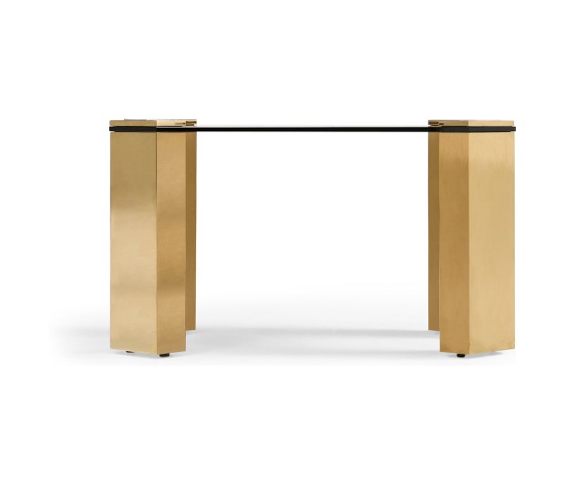 Glass coffee table