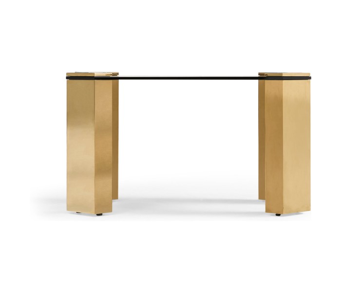 Glass coffee table