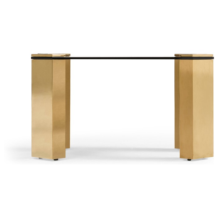 Glass coffee table