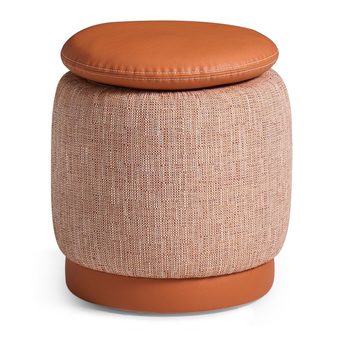 Upholstered Pouf