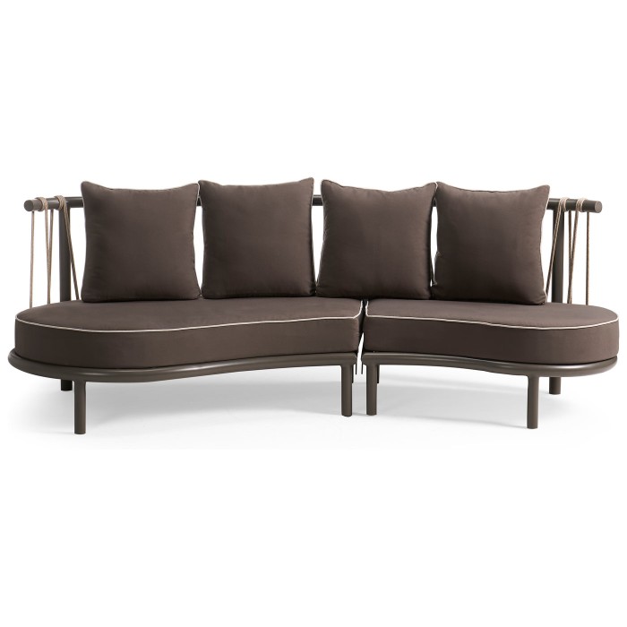 OUTDOOR SOFA TYPE A WITHOUT PILLOWS (4PCS)