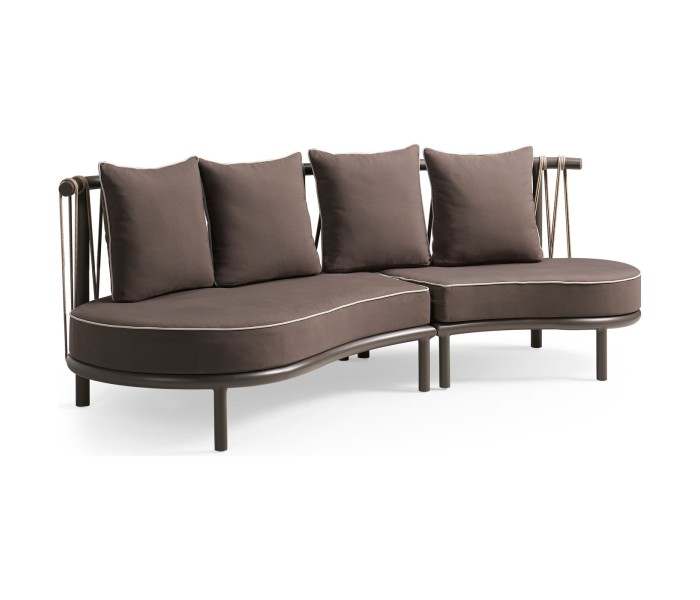 OUTDOOR SOFA TYPE A WITHOUT PILLOWS (4PCS)