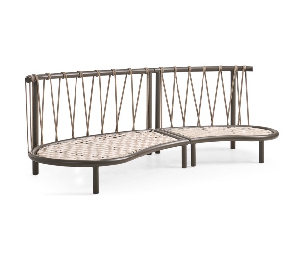 OUTDOOR SOFA TYPE A WITHOUT PILLOWS (4PCS)