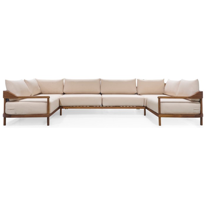 OUTDOOR SOFA TYPE D WITHOUT COVER