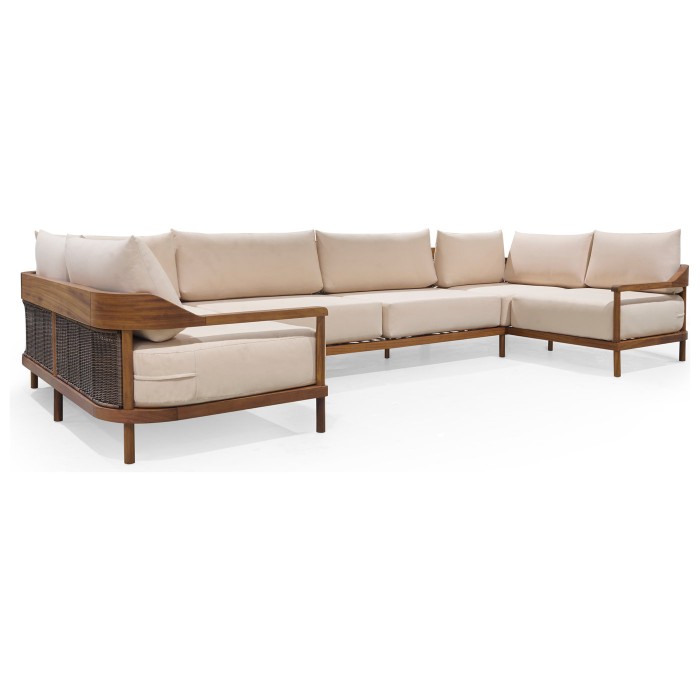 OUTDOOR SOFA TYPE D WITHOUT COVER