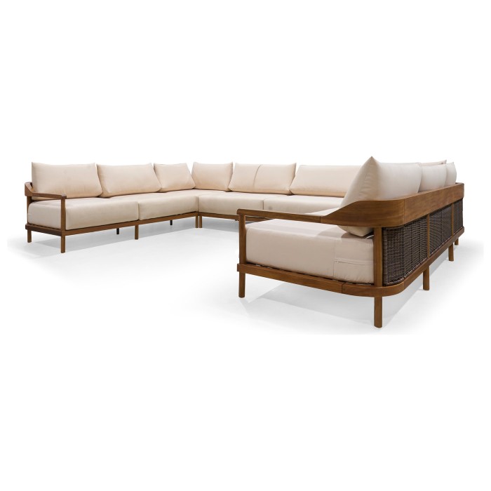 OUTDOOR SOFA TYPE C WITHOUT COVER