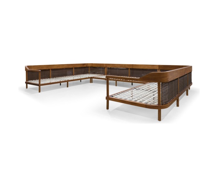 OUTDOOR SOFA TYPE C WITHOUT COVER