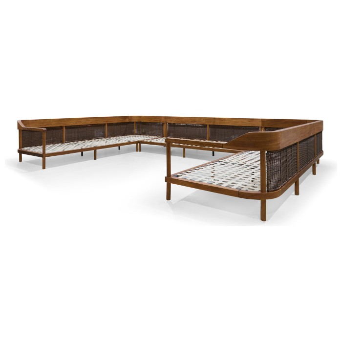 OUTDOOR SOFA TYPE C WITHOUT COVER