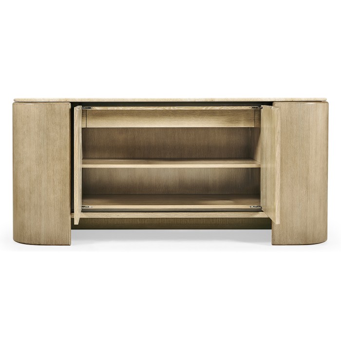 Cambrio Credenza with Faux Marble Top