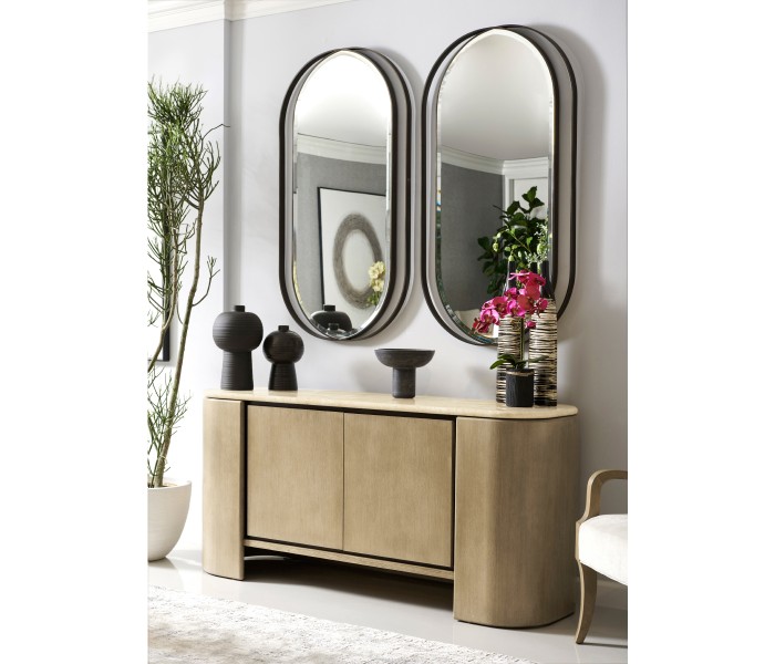 Cambrio Credenza with Faux Marble Top