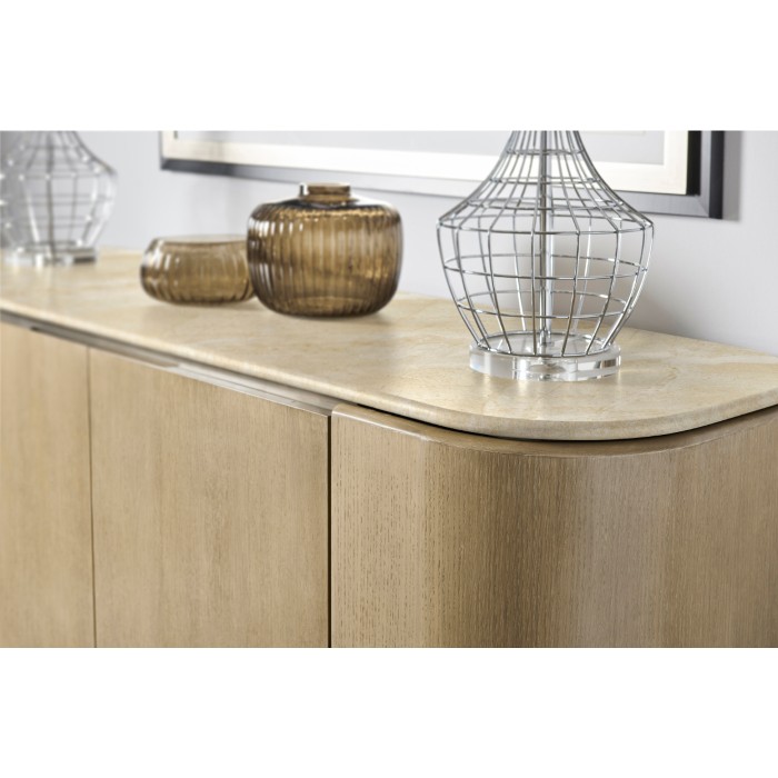 Cambrio Credenza with Faux Marble Top