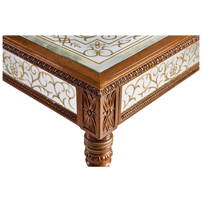 Églomisé library table