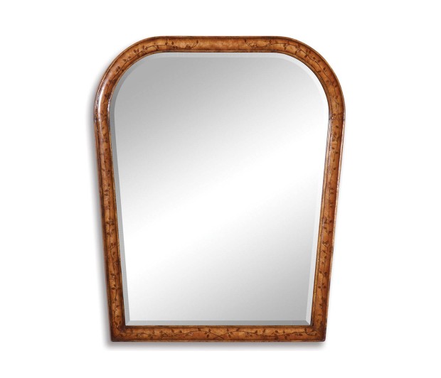 Art Nouveau floral mirror (Plain mirror glass)