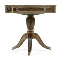 Bleached Mahogany Drum Table