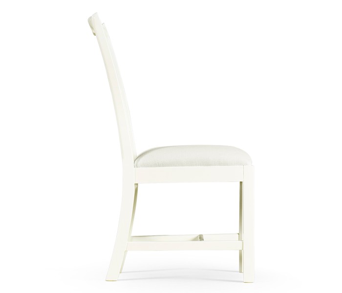 Spark Chippendale White Side Chair