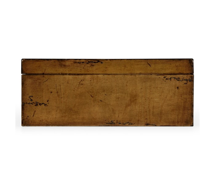 Raised Celtic Veneer Rectangular Box