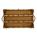 Walnut & Leather Steamer Trunk
